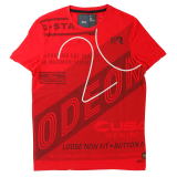 G-STAR T SHIRT STYLE:ODEON R T S/S ART:84010.336.650 COLOR:CHINESE RED SIZE::S.M.L.XL FABRIC:COMPACT JERSEY 100%COTTON MADE IN CHINA