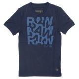 G-STAR RAW STYLE:AARON R T S/S ART:84600.1141.595 COLOR:POLICE BLUE SIZE:M.L.XL FABRIC:COOL RIB MADE IN CHINA 100% COTTON
